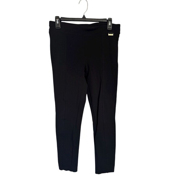 Calvin Klein Black Power Stretch Pants Women’s Small Slim Workwear Trousers - Picture 9 of 16